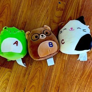 3 pack of Squishmallow abc pack!